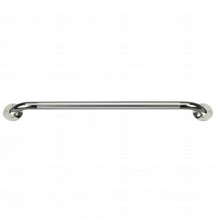 Drive Knurled Steel Grab Bar - 24 Inch Length, 1 1/2 Inch Distance From Wall, Chrome Finish, 1 Count