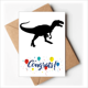 thumbnail image 1 of Extinción de fósiles de dinosaurio en miniatura Sobre de la Carta de felicitación de la tarjeta de matrimonio, 1 of 4