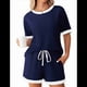 thumbnail image 1 of Traje de Corta con Bloques de Color Azul Marino Talla S, 1 of 7
