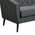 thumbnail image 7 of AC Pacific Mid-Century Modern Grey Polyester Tufted Tuxedo Arm Sofa Set, 7 of 7