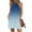 Blue, variant on EDHITNR Plus Size Women's Summer Dresses Sleeveless Round Neck Casual Short Tank Dresses with Pockets