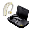 thumbnail image 1 of K21 Business Bluetooth Headphone Sweatproof Wireless V4.1 Auriculares con micrófono de reducción de ruido, oro blanco, caja de carga Inevent EL2093-05B, 1 of 7