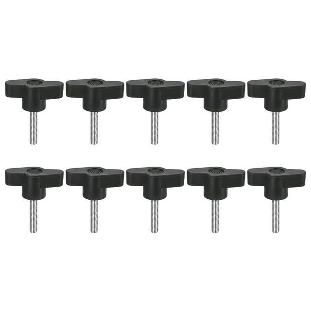 Uxcell Vis de Serrage en Acier Inoxydable 304 en Forme de T Vis à Pouce M5 x 25mm 10