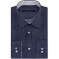 thumbnail image 1 of Sean John - Camisa de vestir con botones para hombre, color azul, cuello de 15.5 pulgadas, manga de 34 a 35 pulgadas, 1 of 1