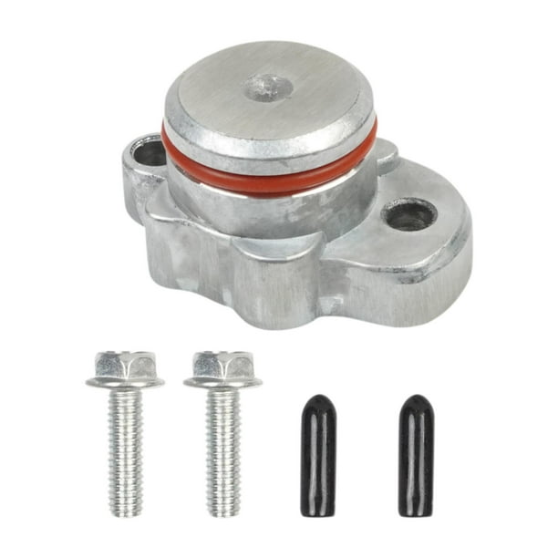 Tapa de la bomba de aceite de la motocicleta,Kit de tapa de tapón de bomba de aceite y pernos de montaje de junta tórica,Reemplazo de tapas de puertos de cubierta de enchufe,Piezas de
