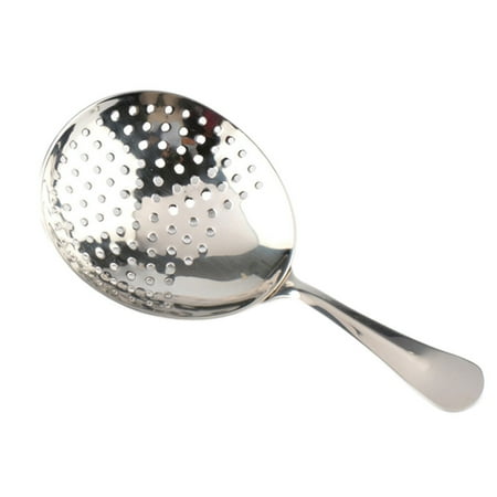 

Professional Stainless Steel Julep Strainer Drink Cocktail Strainer Mirror Finish