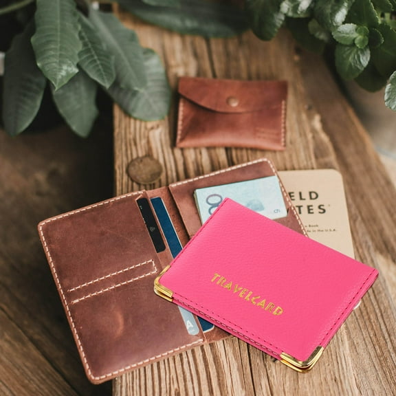 Mobutofu 1Pcs Rosy Card Skin Cover For Credit Cards With Fine Workmanship And Damage Resistance