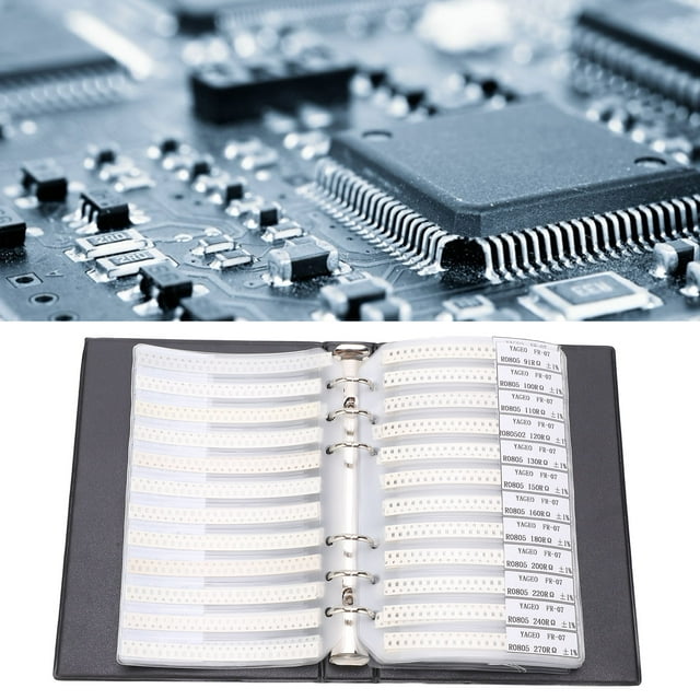Kit de resistencia práctico libro de muestras de resistencia duradero para técnicos para desarrollo de productos para estudiantes universitarios para ingenieros para fábricas ANGGREK Otros
