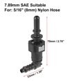 thumbnail image 1 of 6.3/7.89/9.49/9.89/11.8/15.82 8mm 10.5mm Fuel Line Quick Coupler Disconnect Hose Fuel Line Connector~19802, 1 of 1