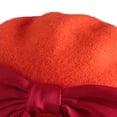 thumbnail image 4 of EIMELI Toddler Girls Beret Hat Winter Warm Simple Bow Knit Hat with Cute Ribbon Bowknot, 4 of 6