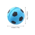 thumbnail image 2 of Cat Toy Balls, Interactive Latex Foam Balls with Feather for Indoor Cats, Soft Bouncy Soccer Pattern Chase Toys for Self-Play and Exercise, Random Colors, 1 Piece, 2 of 8