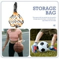 thumbnail image 2 of Monyance Sports Equipment Bag Basketball Bag Sports Net Accessories Storage Mesh Carry Bag Backpack Carrying Football Coaching Training Equipment(22.44X11.02X0.59Inches), 2 of 11