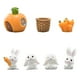 thumbnail image 1 of Conejitos De Pascua En Miniatura Estatuilla De Animales Juego De Juegos De Adornos En Miniatura Para Jardín De Hadas Diy Decoración De Casa De Muñecas 7 Uds. Modelos Moyic  HA034969-00, 1 of 6