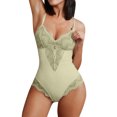 thumbnail image 1 of Gibobby Conjunto de lencería Sexy Mujeres Sexy Malla de Encaje Floral Bordado Liga ligada Lencería Ropa Interior Conjuntos de lencería Sexy(Verde, M), 1 of 5