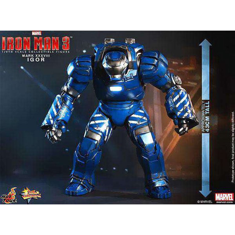 Iron Man 3 16 Inch Action Figure Movie Masterpiece Series - Iron