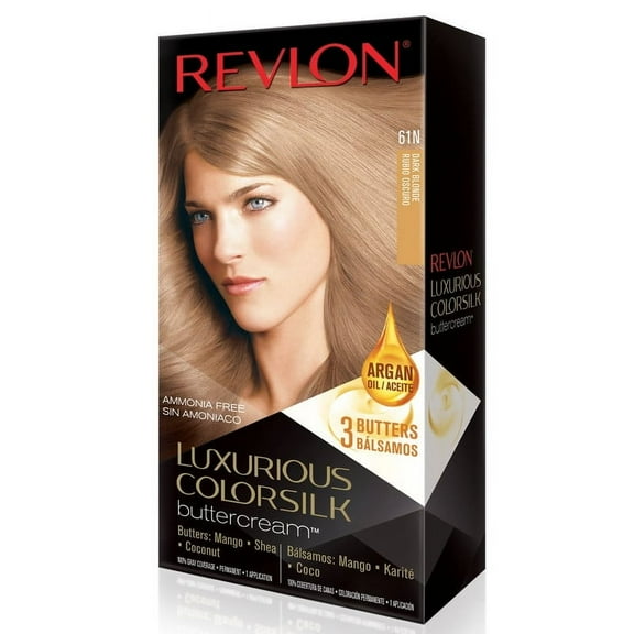 Revlon Luxurious Colorsilk Buttercream, Dark Blonde 3 pack