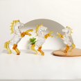 thumbnail image 5 of XIBUFE Crystal Horse Statue Year of the Horse,2026 Crystal Figurine Gift Hand Blown Glass Horses for Home Office New Year Decor, 5 of 9