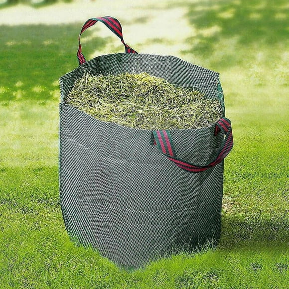 60l Gardening Bag With Handles - Waterproof Gardening Waste Bag - Heavy Duty Foldable Garden Waste Bags For Vegetable Waste