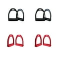 thumbnail image 2 of Langgg Pack of 2 Animal Riding Detachable Professional Solid Color Reusable Adult Children Anti-skid Stirrups Gifts Red Small, 2 of 6