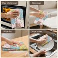 thumbnail image 5 of 2 Pcs Pioneer Flower Floral Print Pattern Kitchen Towels, Funny Microfiber Dish Towel Set, 18" X 26" Tea Towels, 5 of 6