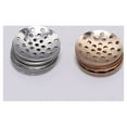thumbnail image 2 of 50 Pieces Brooch Base Portable DIY Crafting Holes Replaceable Simple Brooches Jewellery Mesh Disk Shell Assorted Kit Handicraft Accessories Gold, 2 of 9