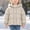 Beige, variant on Xdegoge Toddler Kids Winter Puffer Jacket Hooded Thick Warm Coat Windproof Outerwear with Pockets for Boys Girls Fall Padded Parka Down Snow Wear