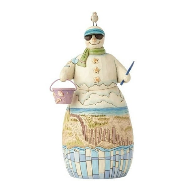 jim shore beach snowman