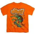 thumbnail image 2 of Tales of the Teenage Mutant Ninja Turtles Mikey Skateboard Kids T Shirt for Youth Boys and Girls, Orange, Large, 2 of 5