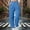 Blue, variant on Womens Wide Leg Fleece Lined Sweatpants Winter Baggy Lounge Pants Fashion Outfits Joggers Clothes