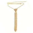 thumbnail image 6 of Elegant Tie Necklace with Sparkling Rhinestones for Formal Occasion Uniform Tie Punk Jeweled Chain Tie, 6 of 6