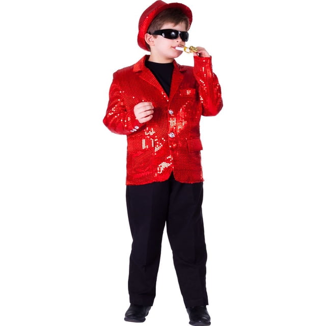 Jacket Dress Up America Sequin para niños, fiesta con lentejuelas