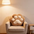 thumbnail image 5 of Cat Paw Pillows, Throw Pillows for Couch & Bedding, Soft Plush Paw Shaped Sofa Cushion for Home Office, Comfortable, Breathable, Lightweight, 16 inch Decorative Throw Pillows, 5 of 7