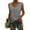 Gray, variant on Jophufed Women Summer Tops Casual Loose Soft Cap Sleeve Solid Color T-Shirt Blouse Tops Flash picks