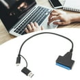 thumbnail image 1 of USB3.1 Un cable convertidor, 10 Gbps admite UASP Acceso Rápido Tipo C CRITA A USB3.1 A CABLE ADAPADOR PORTABLE PARA Computadora, 1 of 7