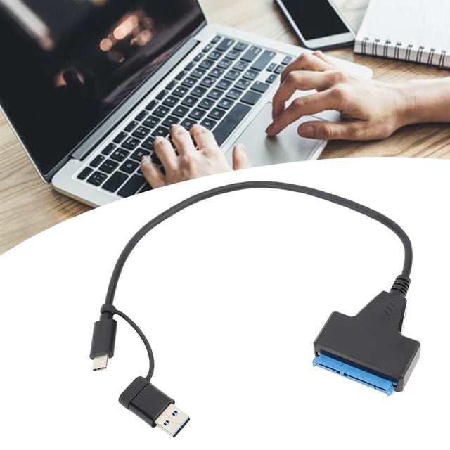 USB3.1 Un cable convertidor, 10 Gbps admite UASP Acceso Rápido Tipo C CRITA A USB3.1 A CABLE ADAPADOR PORTABLE PARA Computadora