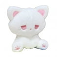 thumbnail image 4 of DOLITY Animal Stuffed Decoration Throw Animal Doll for Family White and pink B, 4 of 8