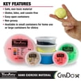 thumbnail image 5 of Theraputty 008011 x Soft Resistance Putty - 1 Pound - Yellow, 5 of 5
