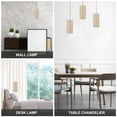 thumbnail image 2 of IFANLANDOR Small Linen Table Lamp Shade Cylinder Drum Lampshade Floor Lamp Modern Accessory Handmade Natural, 2 of 4