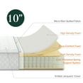 Zinus Dream Pillow Top 10" Hybrid Mattress Comfort Foam and Pocket