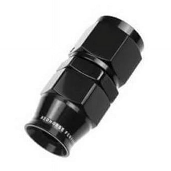 10AN Straight PTFE Reusable Hose End - Black