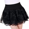 thumbnail image 4 of Summer Slim Preppy Skirt Women Flower Bow Mini Tutu Style Elasticity Lace Skirts Shorts Lady High Waist Student, 4 of 7