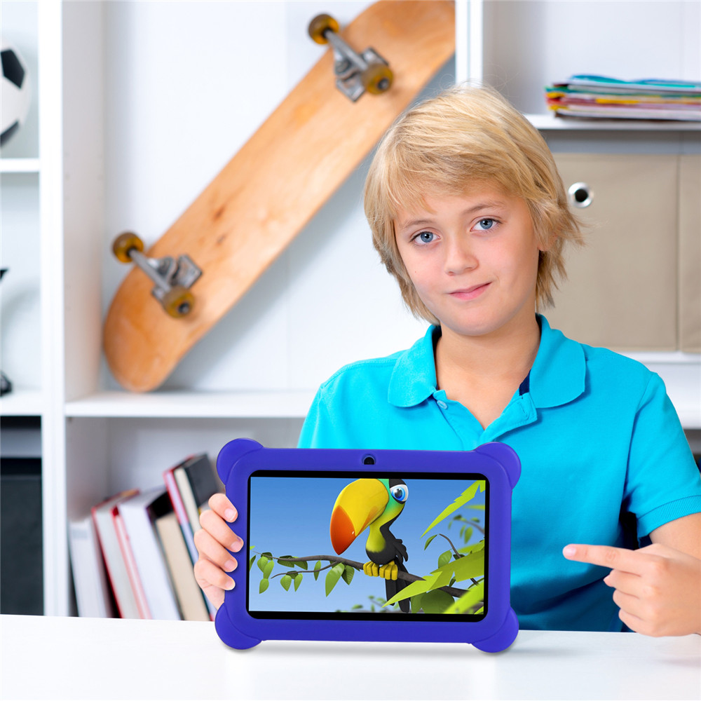 Tagital 7” Android Kids Tablet WiFi Camera for Children Infants Toddlers Kids Parental Control with Protective Case