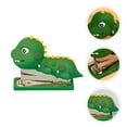 thumbnail image 2 of Dinosaur Stapler Reusable Paper Stapler Office Silicone Stapler 2pcs, 2 of 9