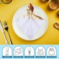 thumbnail image 6 of Nawy Cloth Napkins - Premium Polyester Material for Elegant Table Settings 2 PCS, 6 of 7