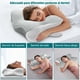 thumbnail image 5 of Almohada Memory Foam, Almohada Cervical para Aliviar el Dolor de Cuello, Almohada Ortopédica para Quienes Duermen de Lado, Boca Arriba y Boca Abajo, con Funda de Almohada, 5 of 7
