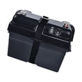 thumbnail image 3 of Contenedor de soporte de caja de batería con correa, organizador de portador de batería impermeable para Motor de al aire libre automotriz RV, 3 of 8