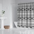 thumbnail image 3 of Vintage Style Shower Curtain 72x84 Inches Boho Chic Tribal Print Polyester Bohemian Bathroom Decor, 3 of 5