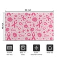 thumbnail image 5 of Pink Breast Cancer and Pioneer Flower Love Door Rugs,Washable Non Slip Door Mats Indoor,Decorative Door Mats,Entry Mat Indoor for Entrance,Bedroom,Kitchen,Bathroom,17"x30", 5 of 6