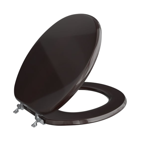 Jones Stephens C2B1R18CH Dark Brown W/Piano Finish W/Chr Hng Rnd - Dark Brown Oak