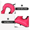 thumbnail image 4 of 1Set Kids Swim Vest Inflatable for Snorkeling Use Pool Activities Water Safety Red Color 11.8X15.7X0.4In, 4 of 8
